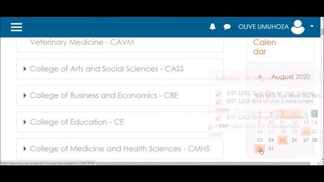 How to login on Moodle(UR elearning)platform_enter your account_enrolled courses and calendar смотреть онлайн