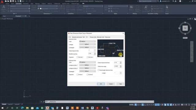 AutoCAD 2021 Dimension Style смотреть онлайн
