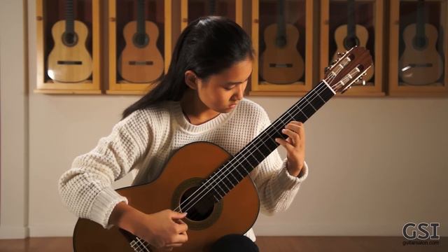 Barrios' "Variations on a Theme by Tarrega" played by Olivia Chiang on a Teodoro Perez 'Maestro' смотреть онлайн