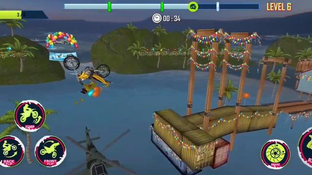 Bike stunt tricks master racing game I bike race jump android gameplay simulator I смотреть онлайн