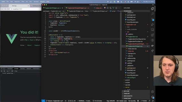 Building Vue version of React library (part 3) смотреть онлайн