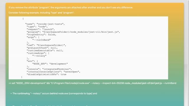 What is the difference between args and runtimeArgs in VSCode's launch.json? смотреть онлайн
