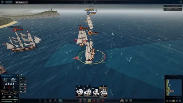 BRITISH CAMPAIGN 6 (FIREWORKS) - Ultimate Admiral: Age of Sail - FIRST LOOK смотреть онлайн