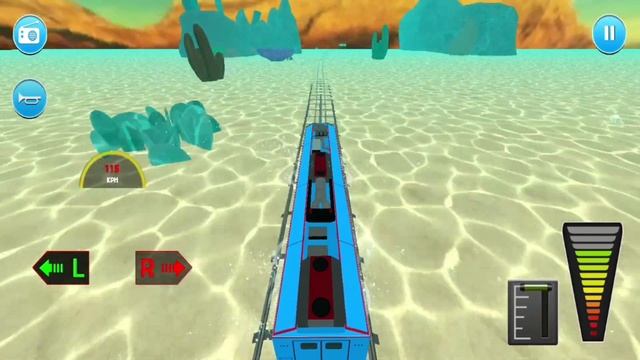 Under water bullet train game - Train game underwater simulator смотреть онлайн