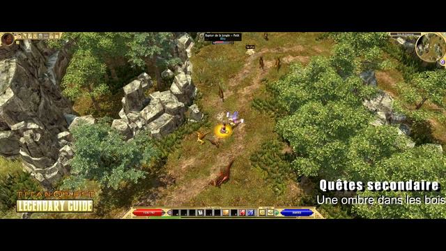 Titan Quest legendary guide quête secondaire Une ombre dans les bois (Stalker in the Woods) смотреть онлайн