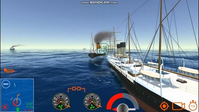 Carpathia crashes into SS Britannic - Ship Handling Simulator - Ship Mooring 3D смотреть онлайн