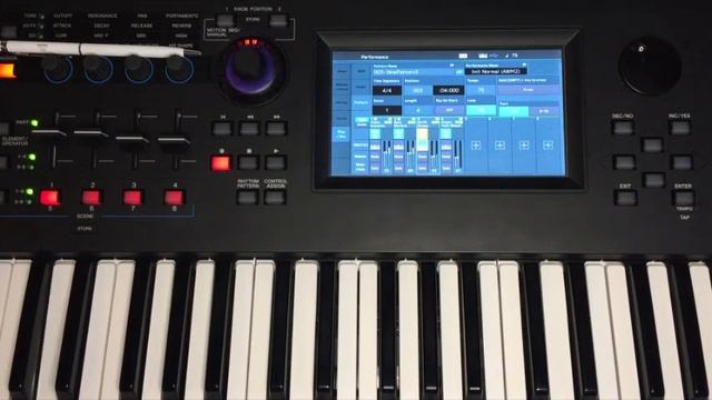 Запись в Pattern Sequencer сцены (Scene) композиции и сохранение в Midi файл на Yamaha MODX/Montage смотреть онлайн