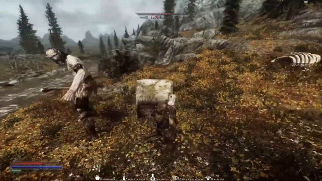 [RfaD 7.1] Aggressive Aldmeri Invader killing the Peaceful Skyrim Giants смотреть онлайн