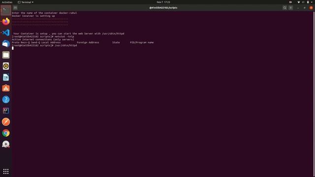 Docker and Webserver Automation using Python script смотреть онлайн