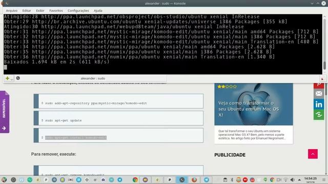 Como Instalar o Komodo Edit 10.1 no Ubuntu, Linux Mint e Derivados смотреть онлайн