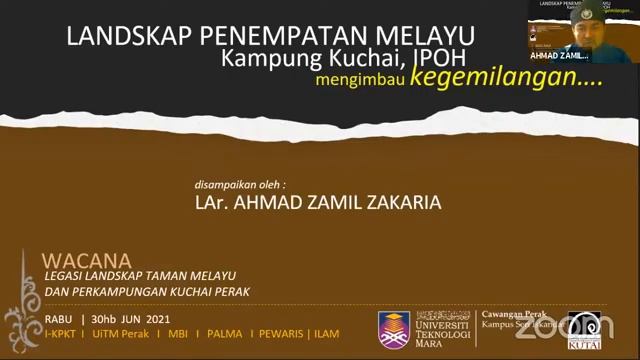 WACANA LEGASI LANDSKAP MELAYU DAN PERKAMPUNGAN KUCHAI PERAK смотреть онлайн