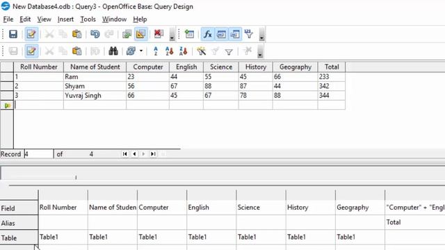 Design a Report in Open Office Base Data Base@COMPUTEREXCELSOLUTION смотреть онлайн