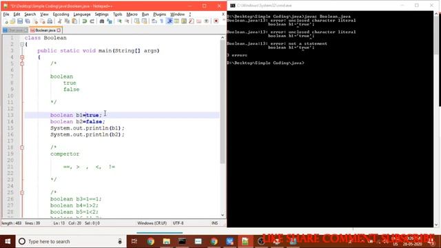 java basic part 12 # Boolean data type in hindi смотреть онлайн