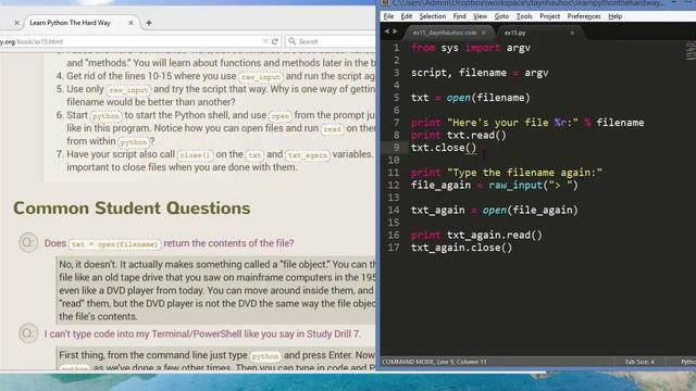Python Bài 15 - Đọc file - Ôn tập смотреть онлайн