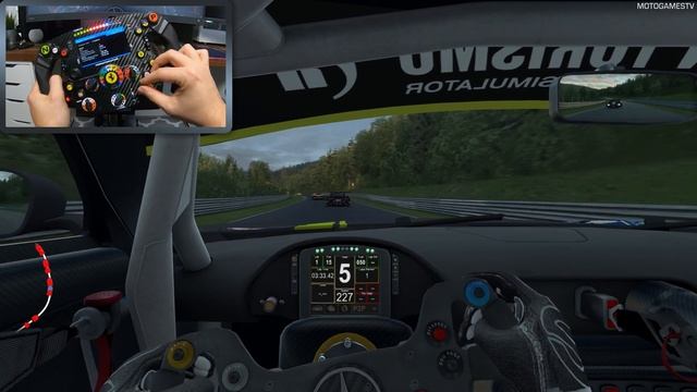 RaceRoom Gameplay with Thrustmaster SF1000 Wheel Add-On смотреть онлайн