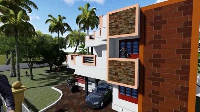 House design in AutoCAD rendering and animation lumion 8 смотреть онлайн
