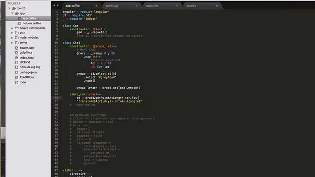 Traffic Simulation Part 2: Custom SVG смотреть онлайн