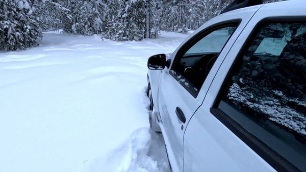 Проверяем работу полного привода на дастере. Режим Avto и Lock.