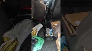 Honda freed gb8 6 мест капитанские кресла. трансформация багажника (третий ряд)