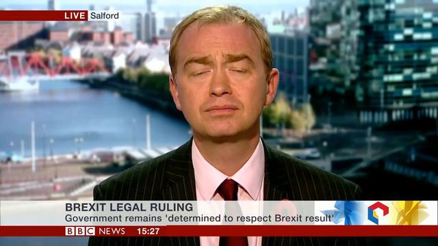 Tim Farron on MPs getting Article 50 Brexit vote 03Nov16 1 смотреть онлайн