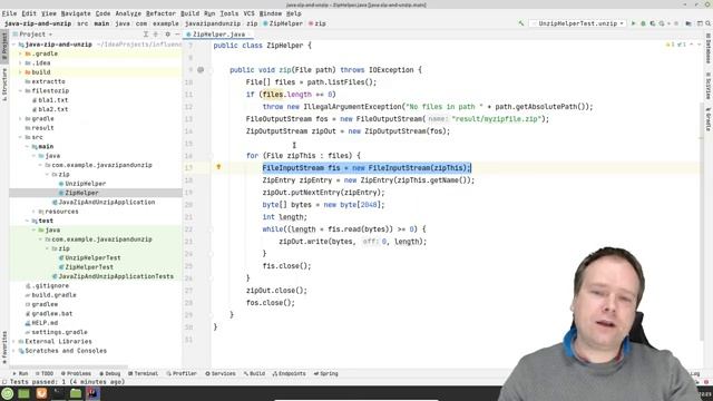 Java - How to zip some files смотреть онлайн