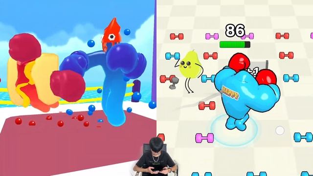New Evolution: play 954 Games in Join Blob Clash 3D, Punchy Run - Mobile Games Walkthrough смотреть онлайн