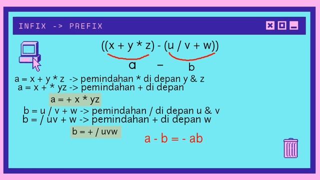 Mengubah Infix menjadi Prefix dan Postfix смотреть онлайн