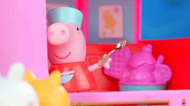 We all Scream for Ice Cream ?? Peppa Pig Pretend Play смотреть онлайн