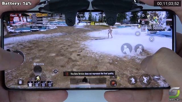 Vivo X70 Pro 5G test game PUBG | 120Hz, MediaTek Dimensity 1200 смотреть онлайн