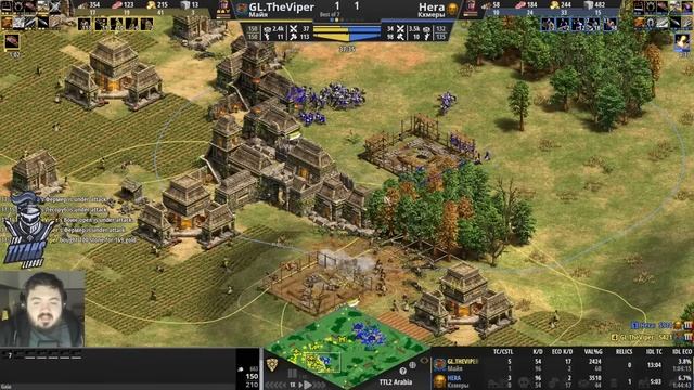 ТОП-1 ИГРОК Vs ТОП-2 ИГРОК: TheViper и Hera в финале турнира за $17,300 по Age Of Empires 2