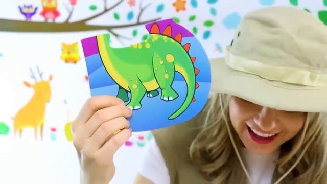 Dinosaurs For Kids | Learn Colors For Kids With Dinosaur Puzzle And Dinosaur Toys | Speedie DiDi
