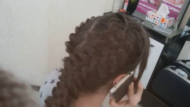 Плетение(косички из 5 прядей. смотреть онлайн