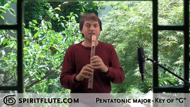 The Spirit Flute - Pentatonic Major Scale - Side Blown - Key of "G" смотреть онлайн