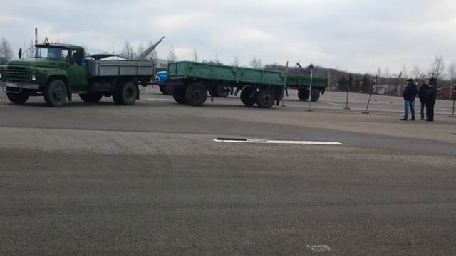 Заезд в гараж с прицепом на экзамене в ГАИ смотреть онлайн