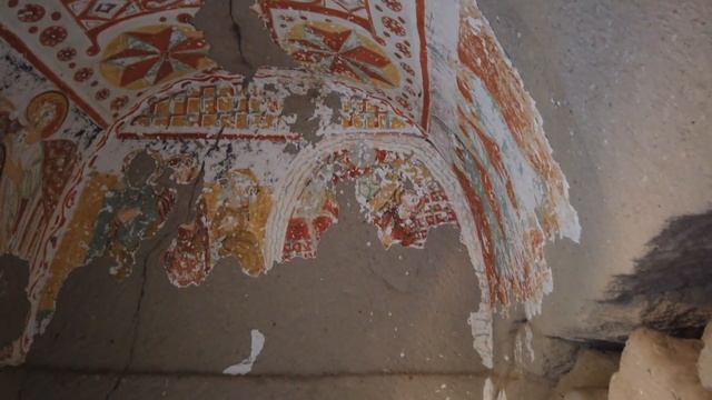 Ancient Churches And "Fairy Chimneys" Of Cappadocia In Turkey смотреть онлайн