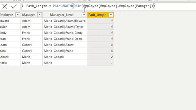 DAX | PATH | PATHITEM | PATHCONTAINS | PATHLENGTH | in Power BI | Hindi смотреть онлайн