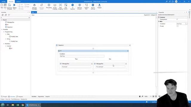 UiPath If Activity by Example смотреть онлайн
