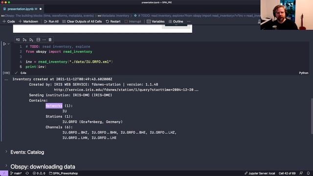 SPIN-ITN: Obspy Intro смотреть онлайн