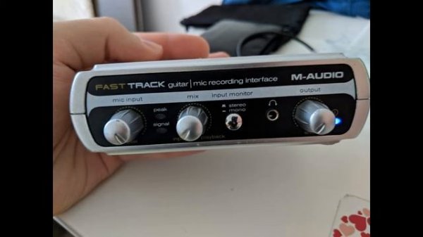 M-audio Fast Track sound card test
