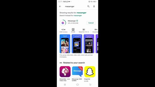 Solve can't install Facebook messenger from play store смотреть онлайн