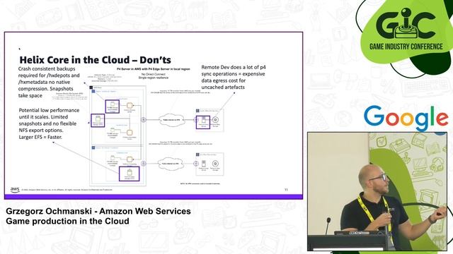 Game production in the Cloud - Grzegorz Ochmanski || Amazon Web Services смотреть онлайн