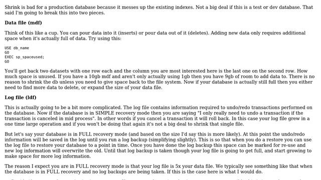Databases: SQL Server mdf file too large (3 Solutions!!) смотреть онлайн