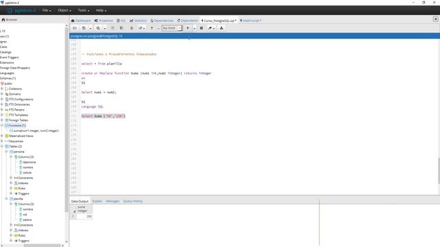 Como crear una función (Stored Procedure) - FUNCTION | PostgreSQL #31 смотреть онлайн