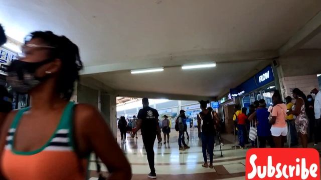 Walking Inside Spanish town shopping centre LOJ plaza st Catherine Jamaica walking & showing around смотреть онлайн