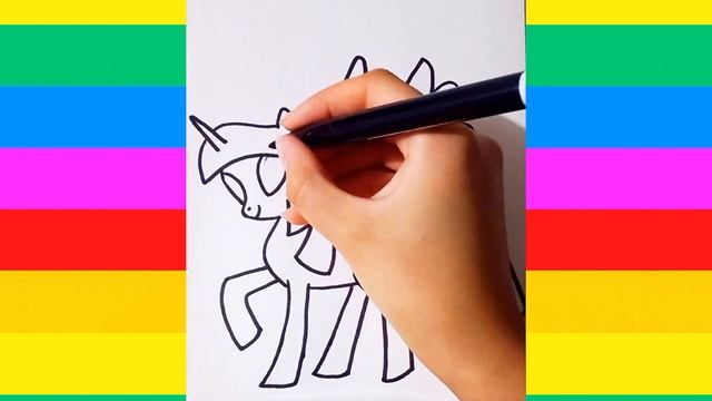 Как нарисовать Пони• Твайлайт Спаркл • Мой маленький пони | How to draw My little pony Twilight смотреть онлайн