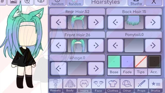 Самые красивые прически | Gacha life | Для девочек | смотреть онлайн