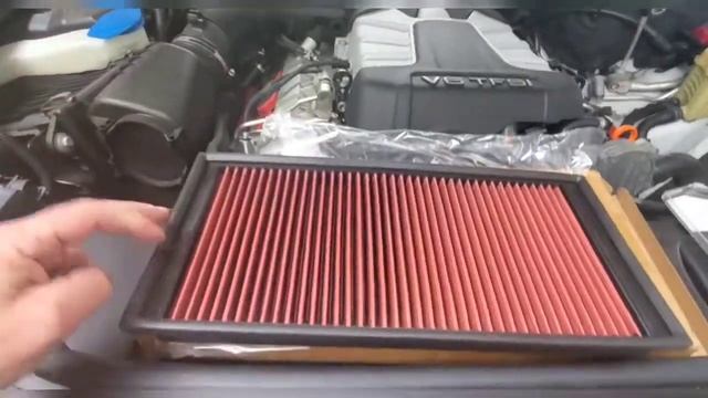 2013 Audi Q7 Premium 3.1 Dryflow Air Filter Replacement. смотреть онлайн
