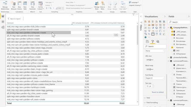 13 Эталонное выполнение домашнего задания к уроку 13 — Курс «Power Bi для интернет-маркетинга» смотреть онлайн