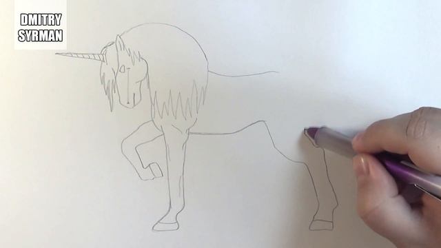 How to draw a Unicorn, Как нарисовать Единорога, рисунки смотреть онлайн