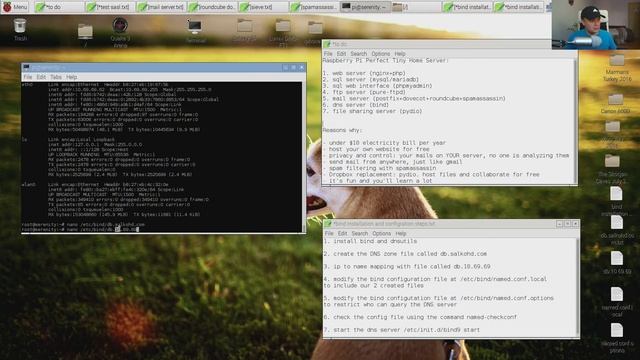 PERFECT LITTLE HOME SERVER [Raspberry Pi 3] PART 3 - BIND DNS Server смотреть онлайн